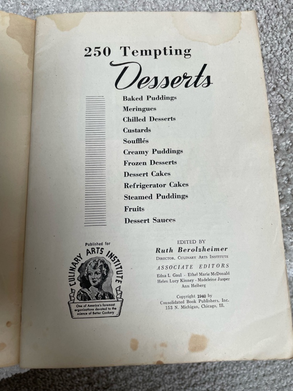 1940 1941 Vintage Dessert Cake Candy Pies Pastry Paper Cookbooks Baking Cooking - Picture 14 of 16